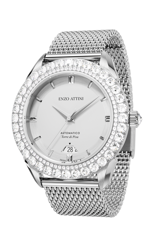 "Torre di Pisa" Automatic - Mesh Strap / Swiss Movement