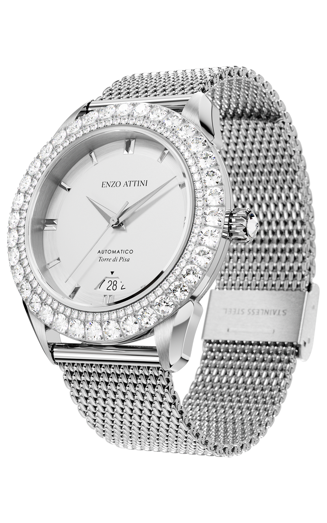 "Torre di Pisa" Automatic - Mesh Strap / Swiss Movement