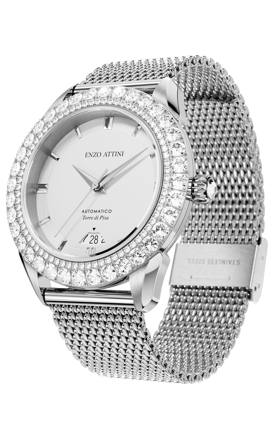"Torre di Pisa" Automatic - Mesh Strap / Swiss Movement