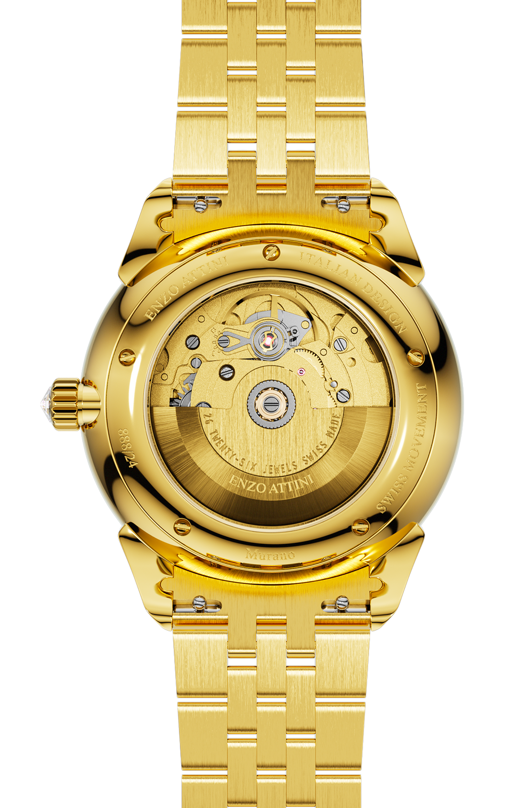 "Murano" Automatic - President Bracelet / Swiss Movement