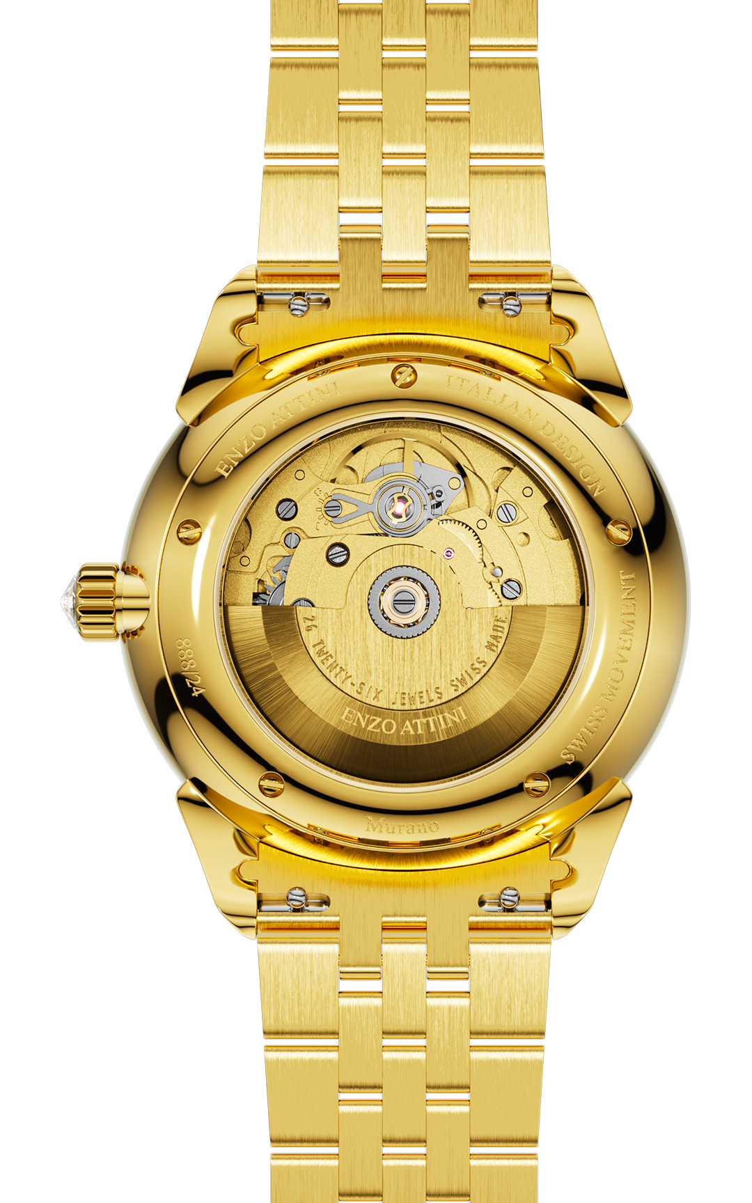 "Murano" Automatic - President Bracelet / Swiss Movement.