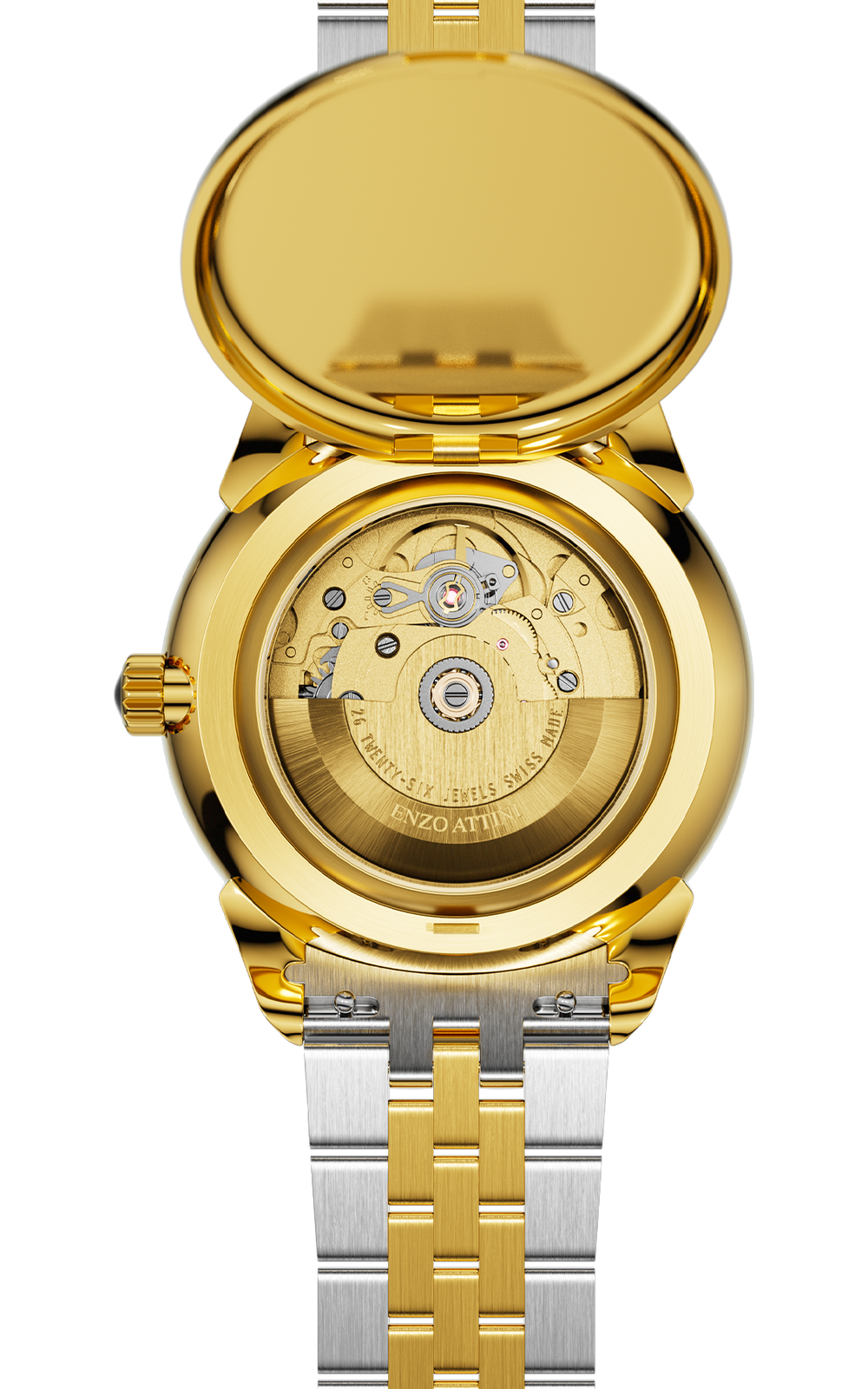 "Colosseo di Roma" Automatic  - President Bracelet  / Swiss Movement.