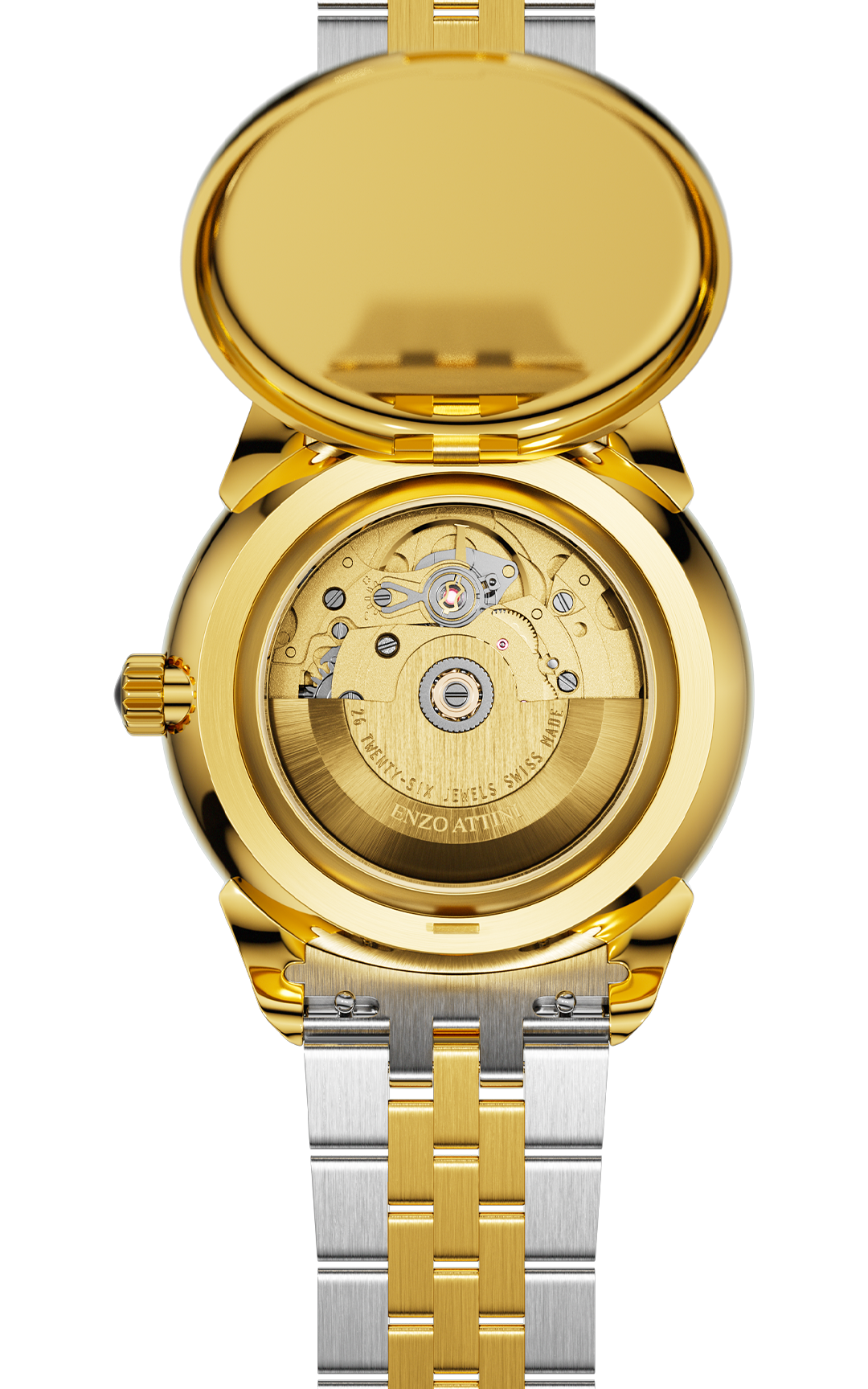 "Colosseo di Roma" Automatic  - President Bracelet  / Swiss Movement.