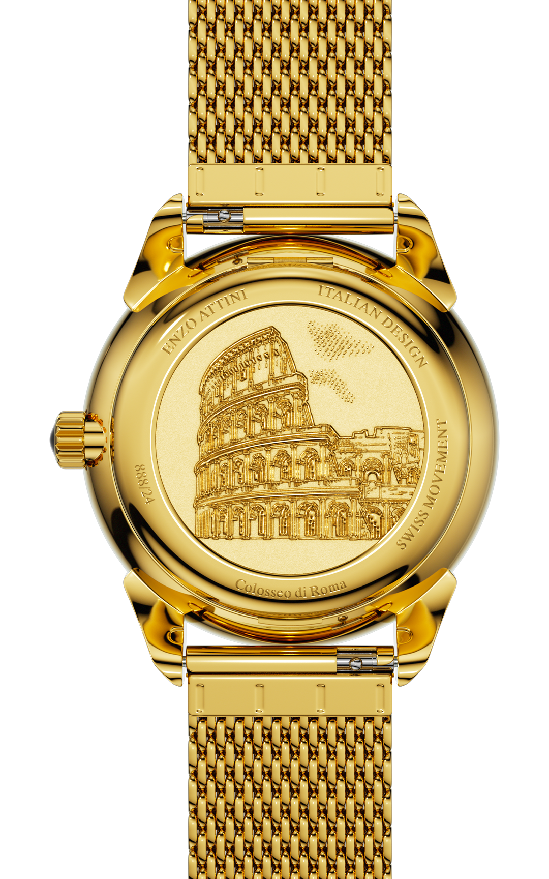 Ora Enzo Attini - Colosseo di Roma Automatic ll / Mesh Strap