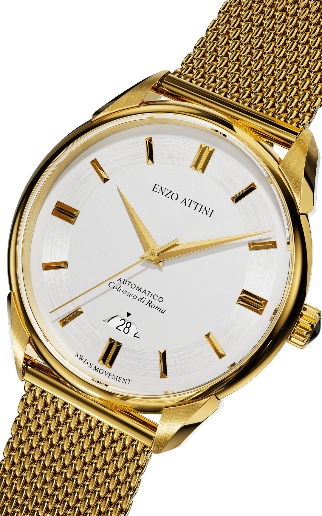 Rome　phenomenon ストール&リストバンド Ora Enzo Attini - Colosseo di Roma Automatic ll / Mesh Strap