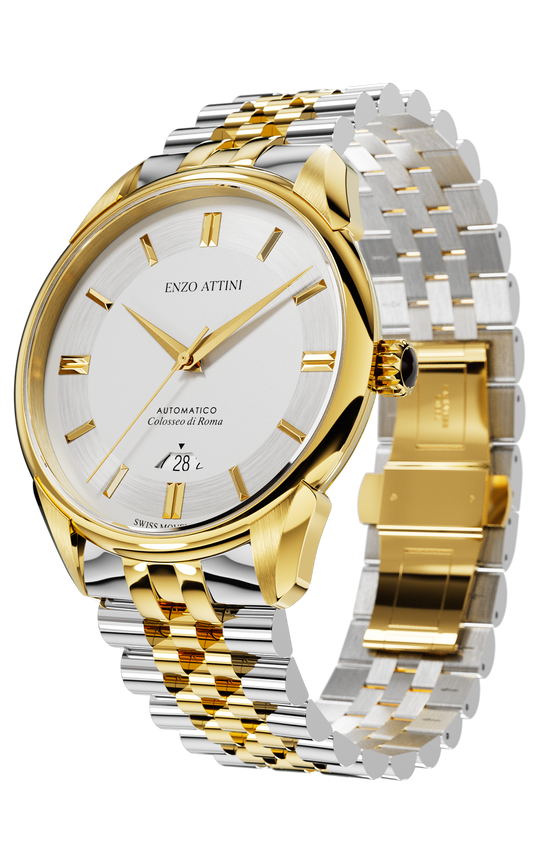 "Colosseo di Roma" Automatic  - President Bracelet  / Swiss Movement.