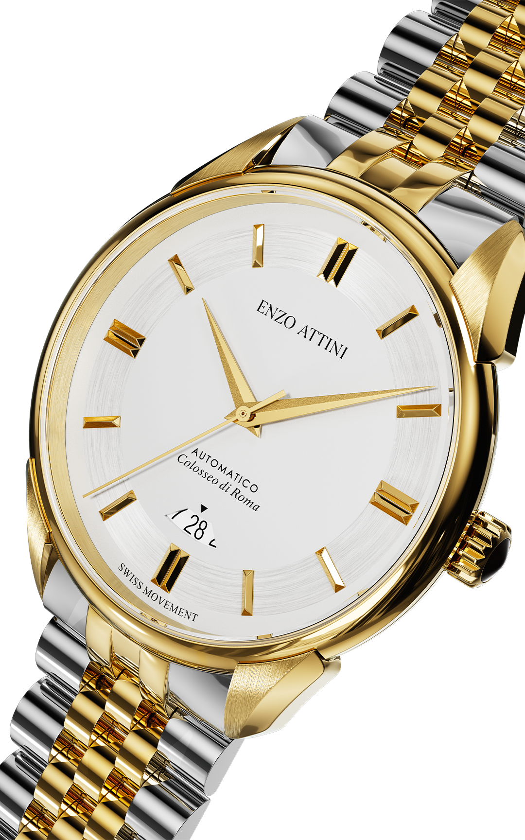 "Colosseo di Roma" Automatic  - President Bracelet  / Swiss Movement