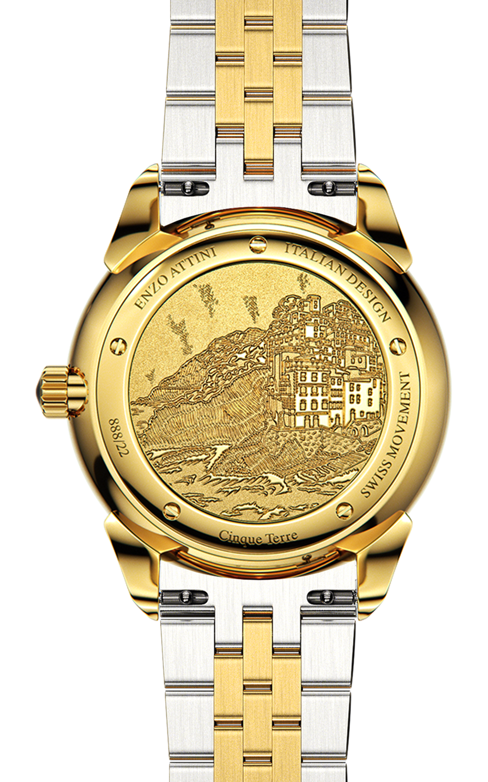 Cinque Terre - President Bracelet / Swiss Movement.