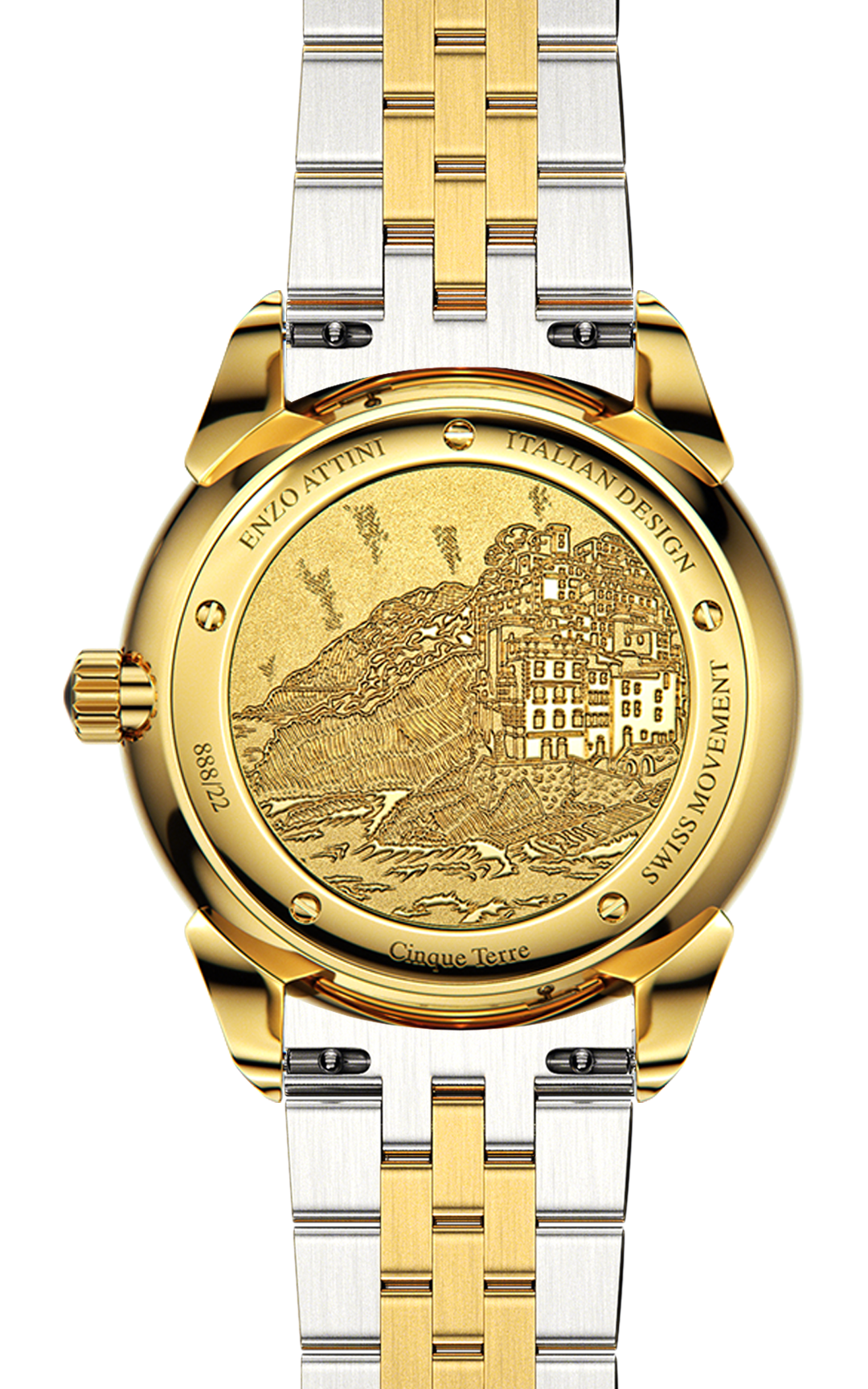 Cinque Terre - President Bracelet / Swiss Movement.