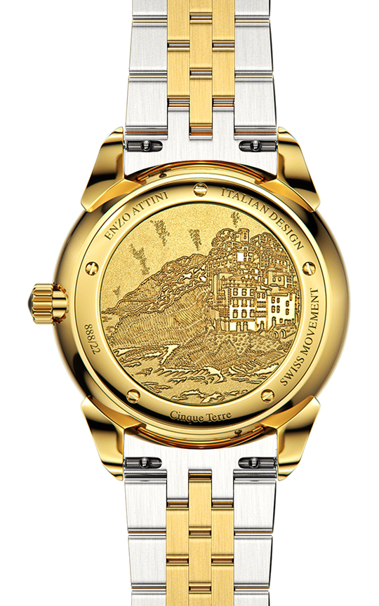 Cinque Terre - President Bracelet / Swiss Movement.