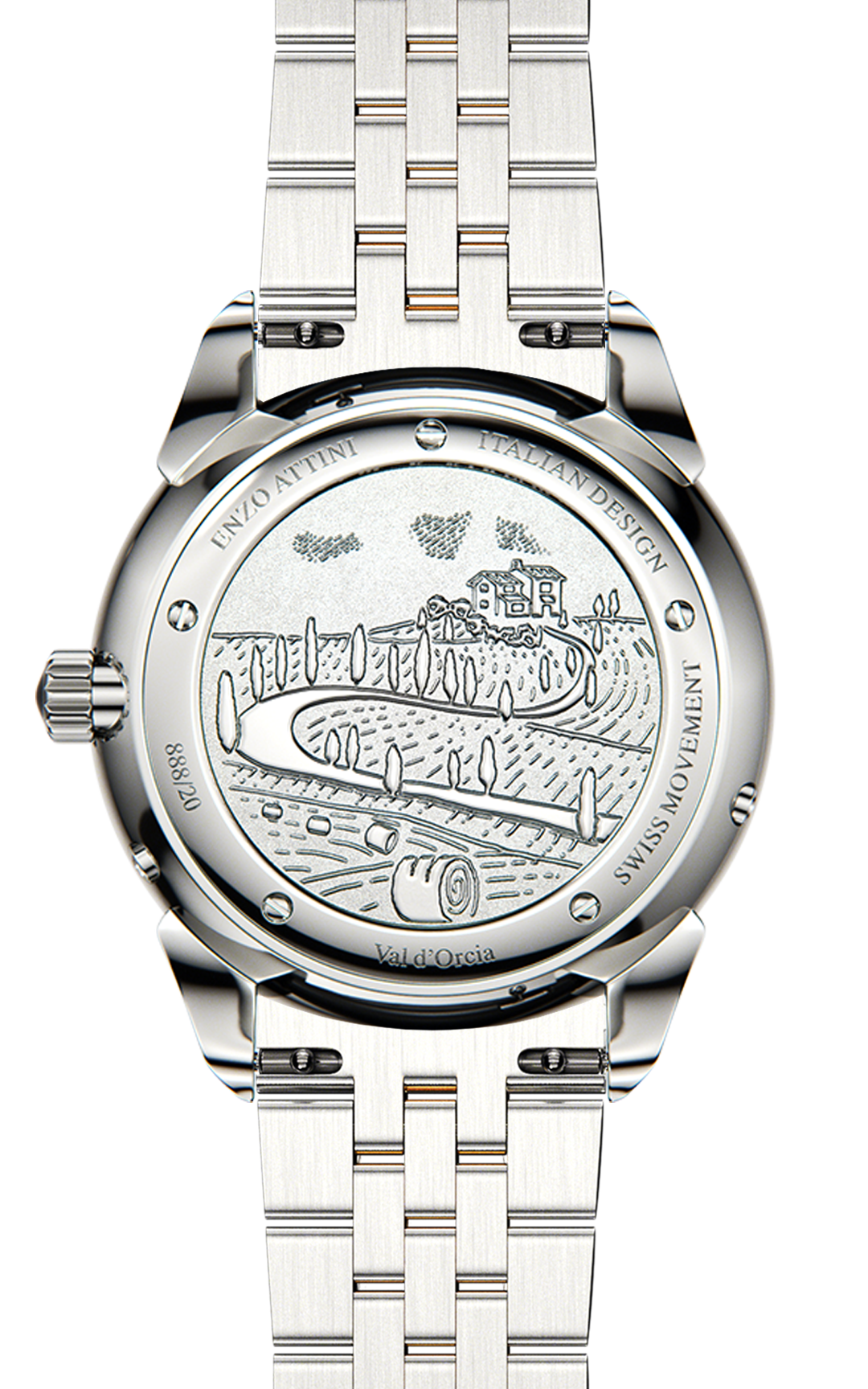 Val d'Orcia - President Bracelet  / Swiss Movement