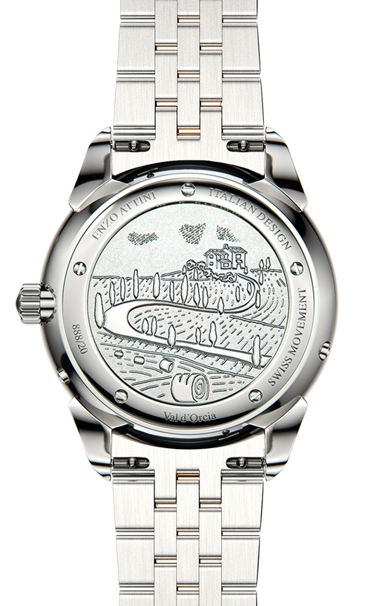 Val d'Orcia - President Bracelet  / Swiss Movement