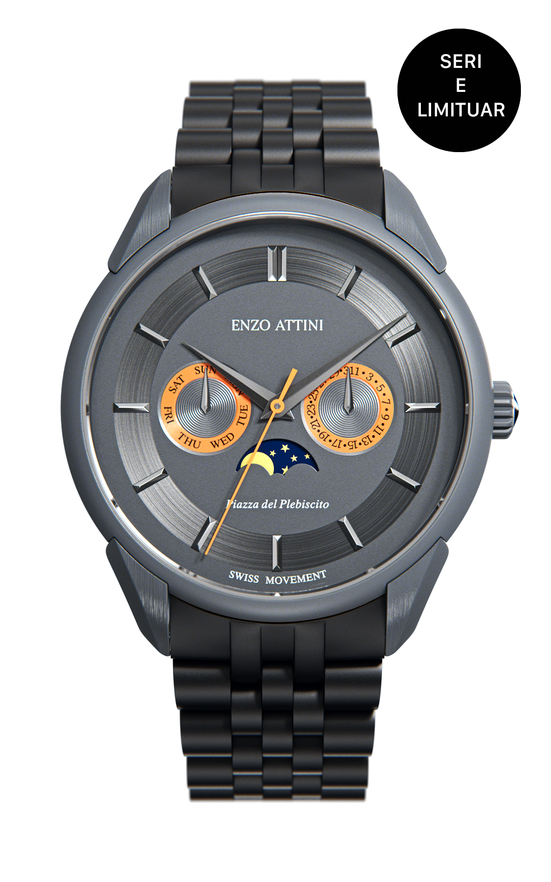 Piazza del Plebiscito - President Bracelet / Swiss Movement