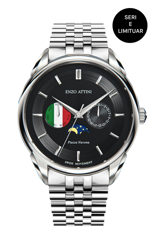 Piazza Navona, Roma - President Bracelet / Swiss Movement.