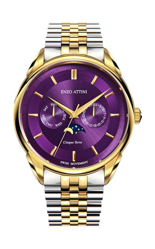 Cinque Terre - President Bracelet / Swiss Movement.