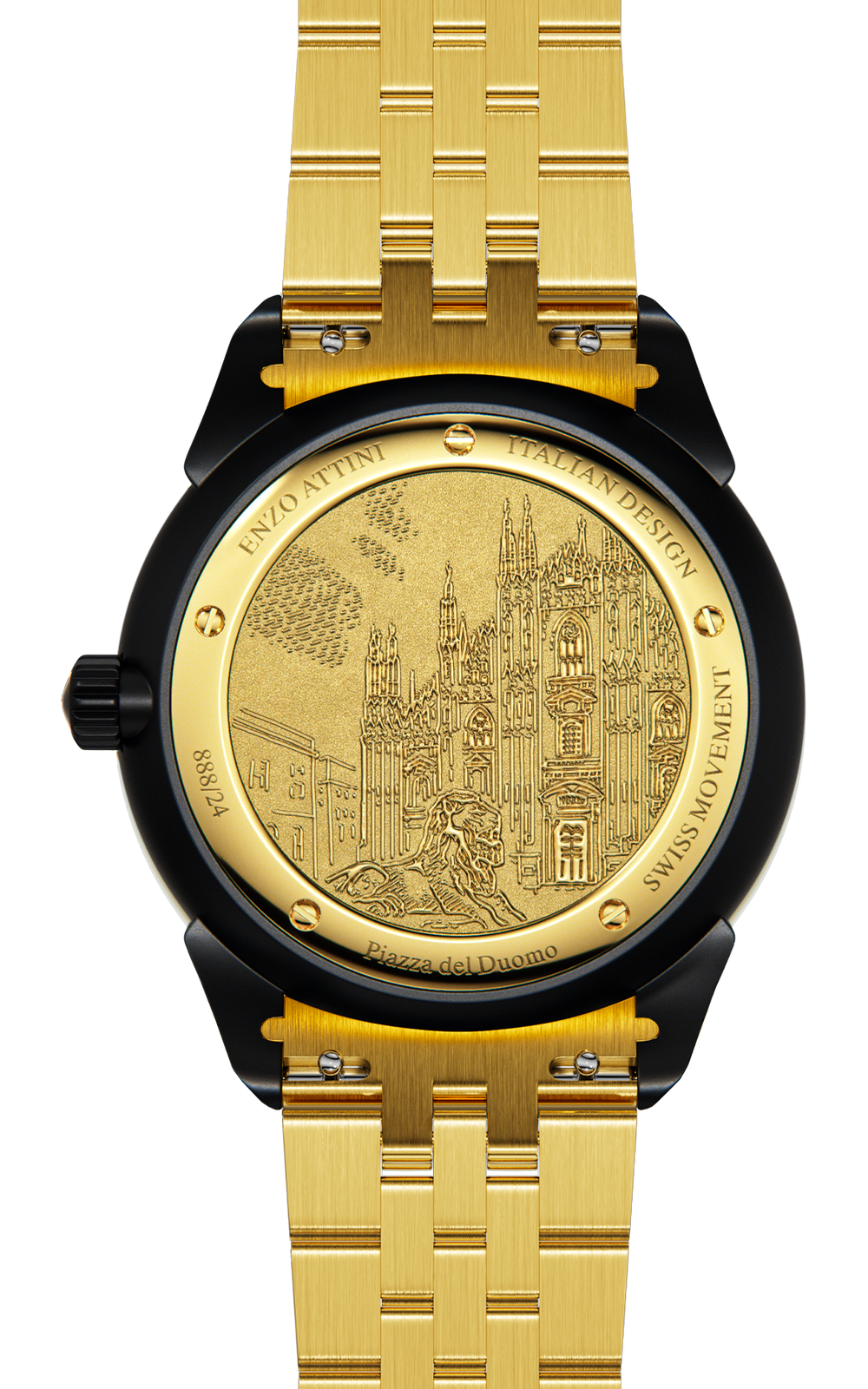 NEW Piazza del Duomo, Milano - President Bracelet / Swiss Movement.