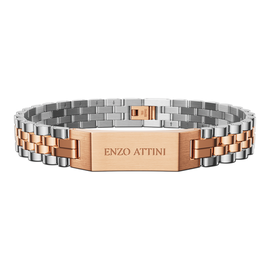 Romeo e Giulietta  - President Bracelet / Color Silver & Rose Gold