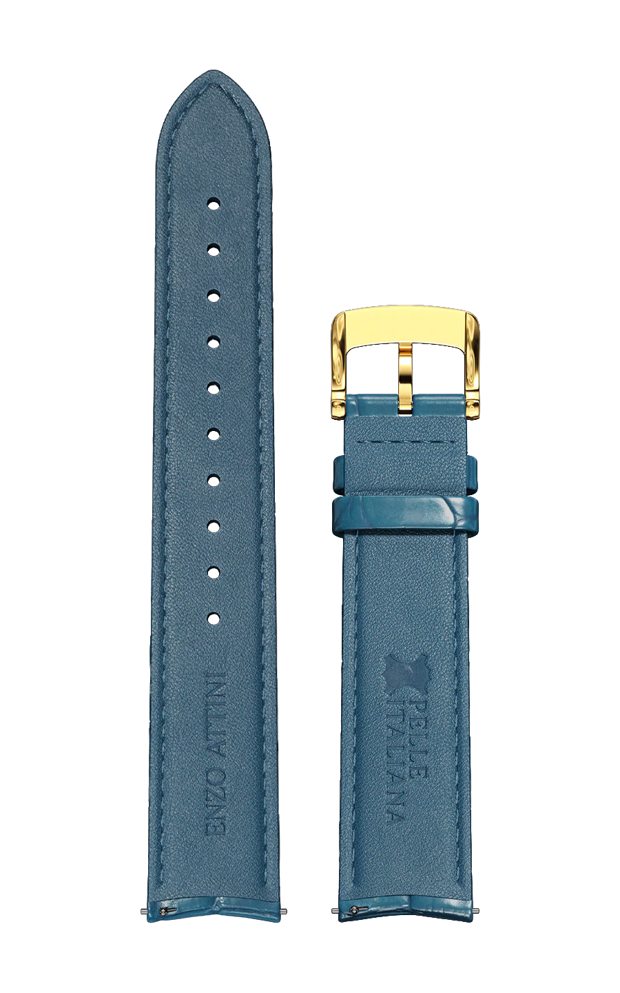 Rrip lëkure blu / togza ngjyrë gold (PG)