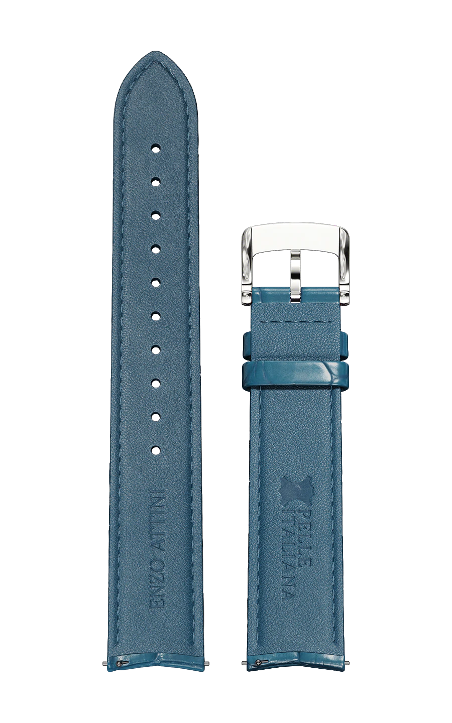 Rrip lëkure blu / togza ngjyrë silver (PG)