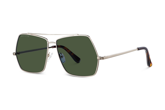 Syze Enzo Attini - Lake Geneva / Tortoise & Gold Color + Green Lens - Për meshkuj