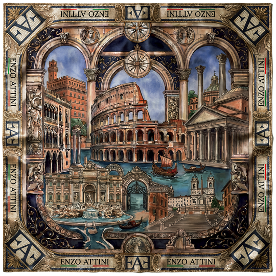 Anima d'Italia - Silk Scarf