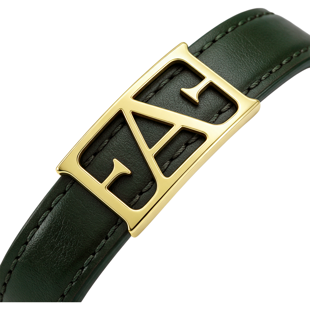 Byzylyk Enzo Attini - Statement Leather / Green Color