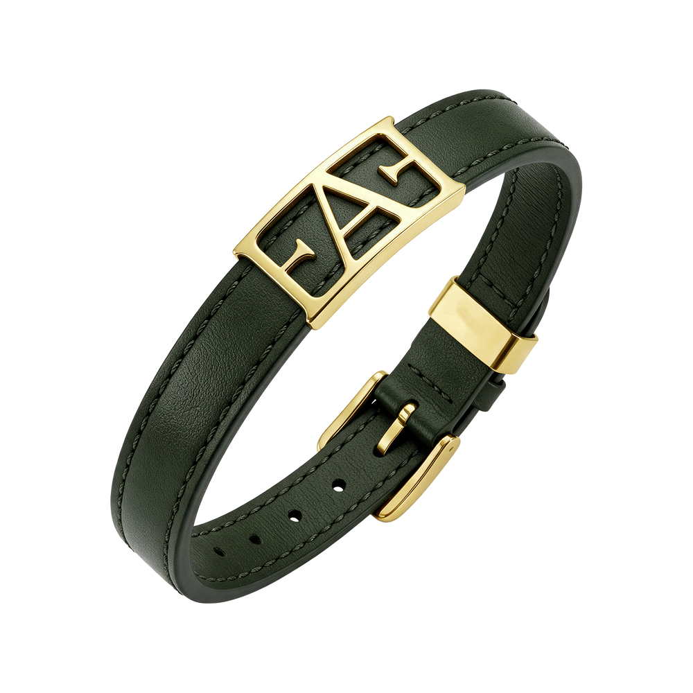 Byzylyk Enzo Attini - Statement Leather / Green Color.