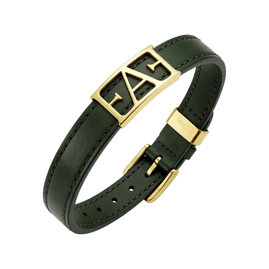 Byzylyk Enzo Attini - Statement Leather / Green Color