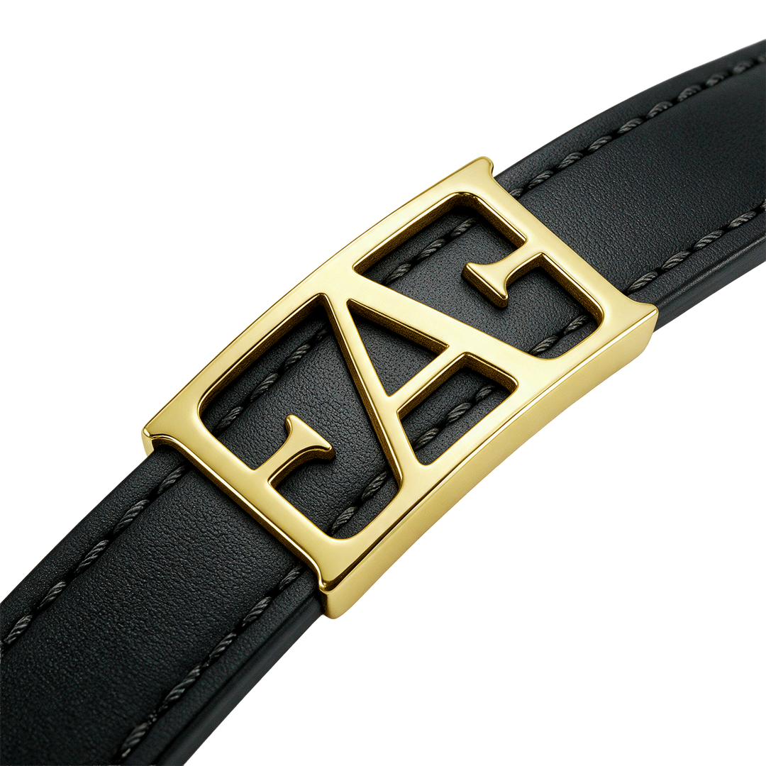 Byzylyk Enzo Attini - Statement Leather / Black Color