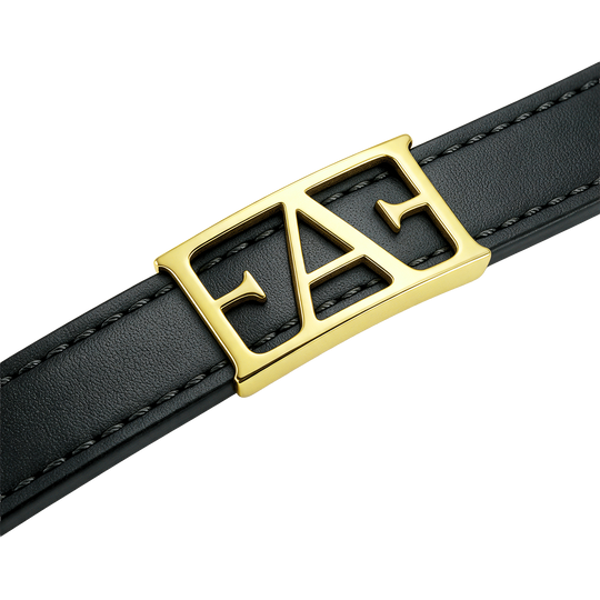 Byzylyk Enzo Attini - Statement Leather / Black Color