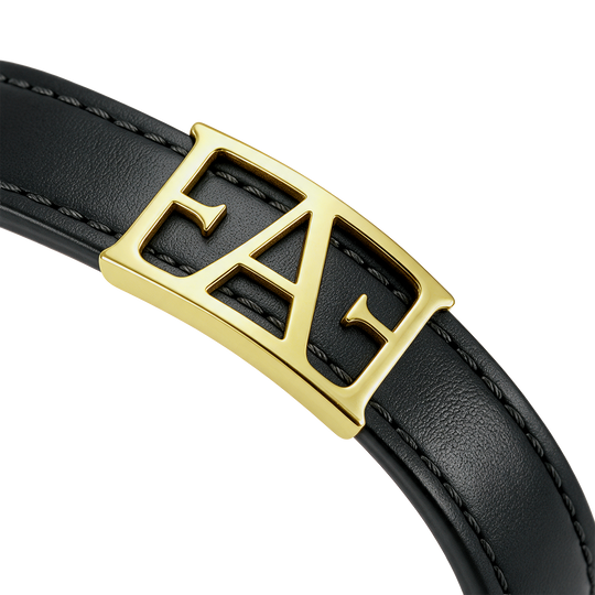 Byzylyk Enzo Attini - Statement Leather / Black Color.