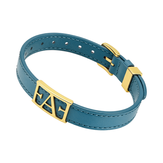 Byzylyk Enzo Attini - Statement Leather / Blue Color.
