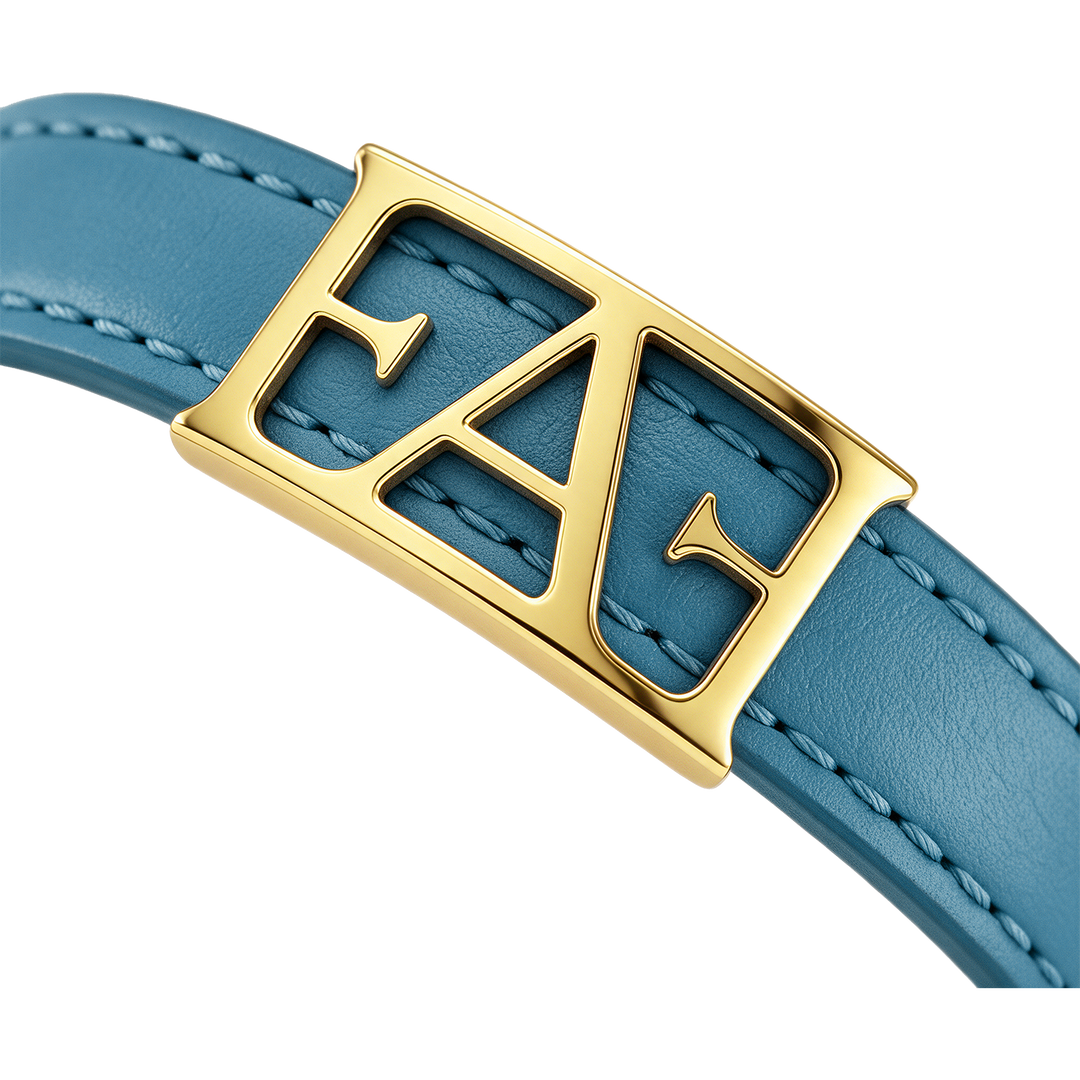Byzylyk Enzo Attini - Statement Leather / Blue Color.
