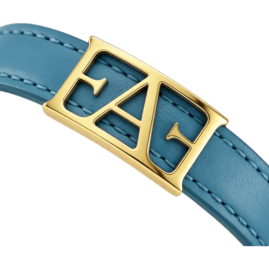 Byzylyk Enzo Attini - Statement Leather / Blue Color.