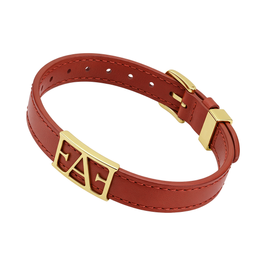 Byzylyk Enzo Attini - Statement Leather / Red Color.