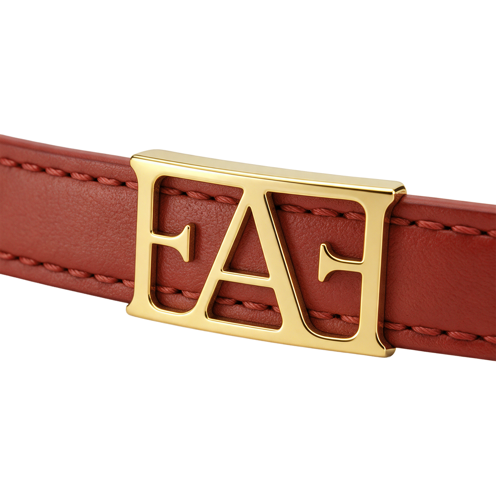 Byzylyk Enzo Attini - Statement Leather / Red Color.