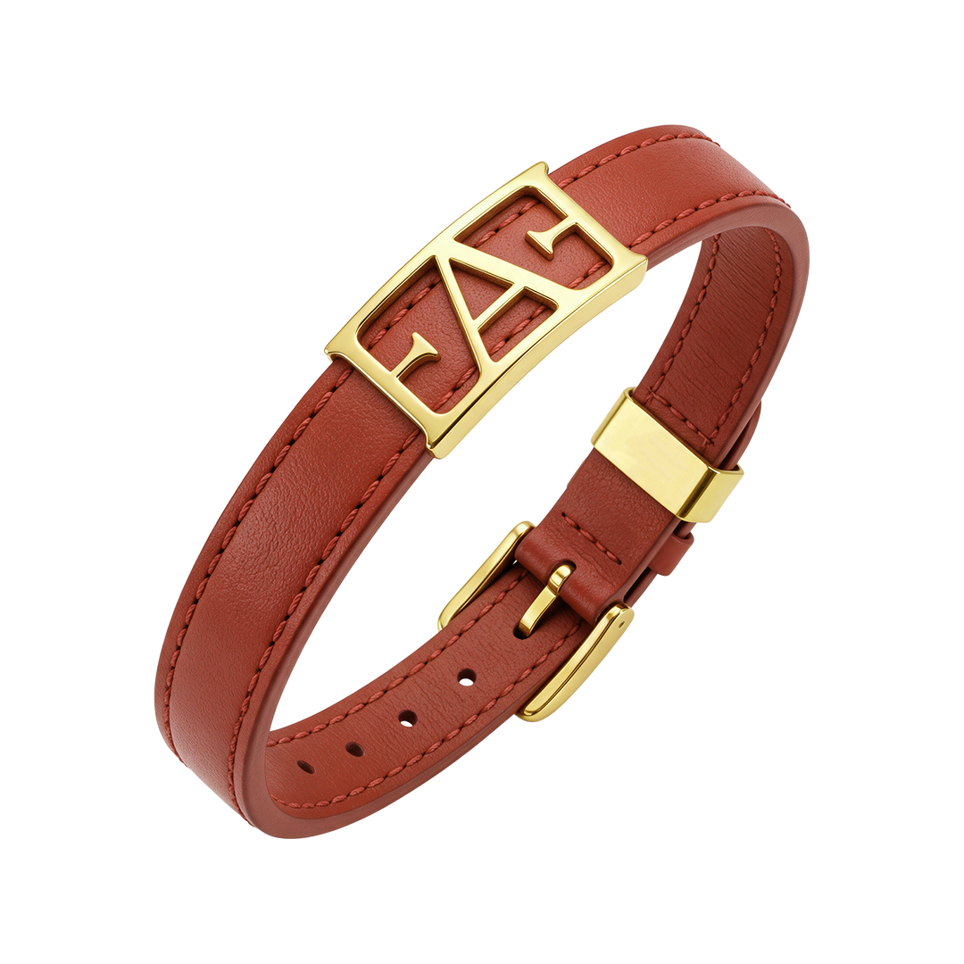 Byzylyk Enzo Attini - Statement Leather / Red Color.