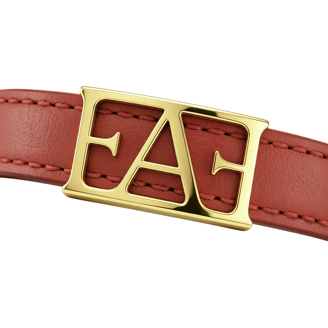 Byzylyk Enzo Attini - Statement Leather / Red Color.