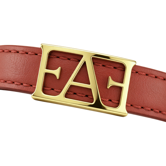 Byzylyk Enzo Attini - Statement Leather / Red Color.