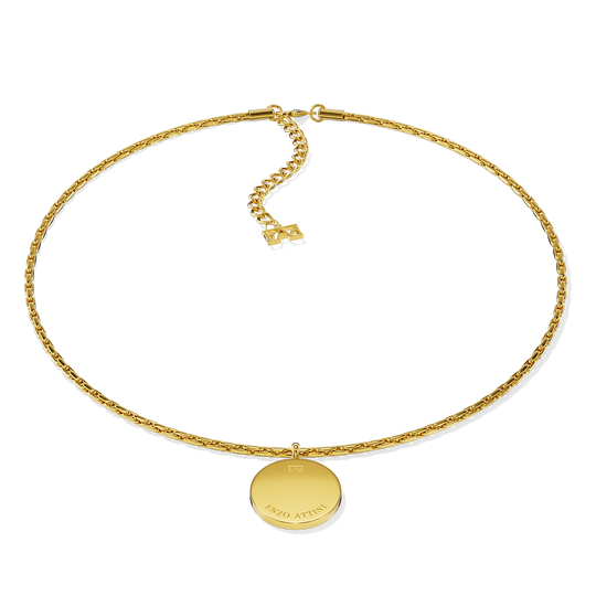 Fontana di Trevi - Coin Necklace. - Enzo Attini - Varëse me zinxhir për femra