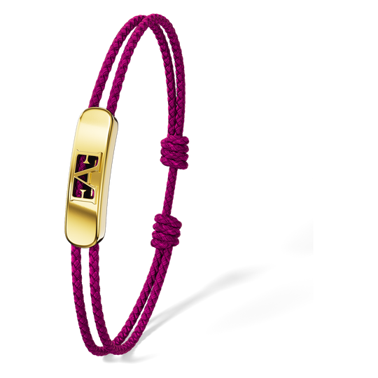 Movement Cord Bracelet / Purple Color, Byzylyk.