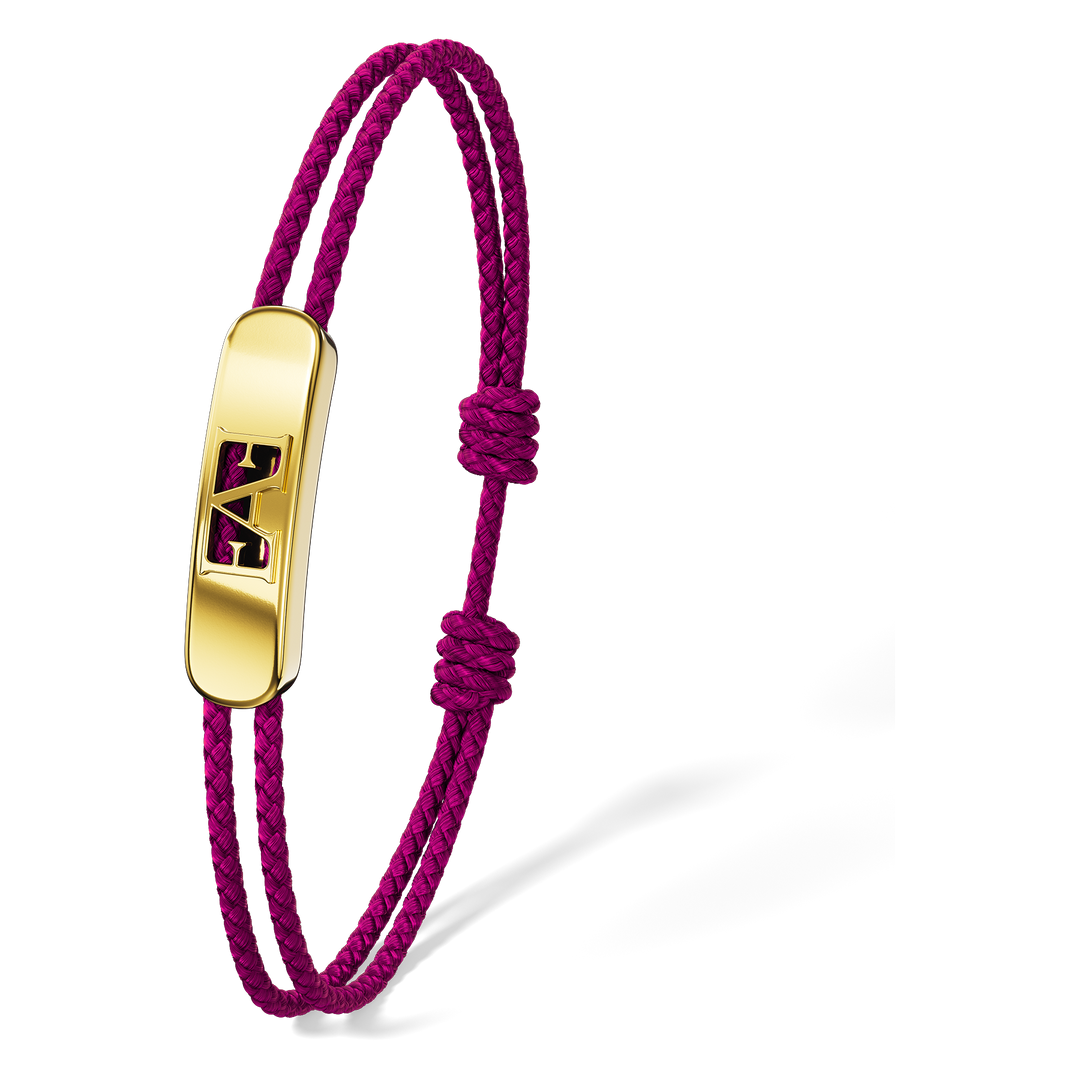 Byzylyk unisex Enzo Attini modeli Movement Cord në ngjyrë lejla me detaje metalike, logo, meshkuj