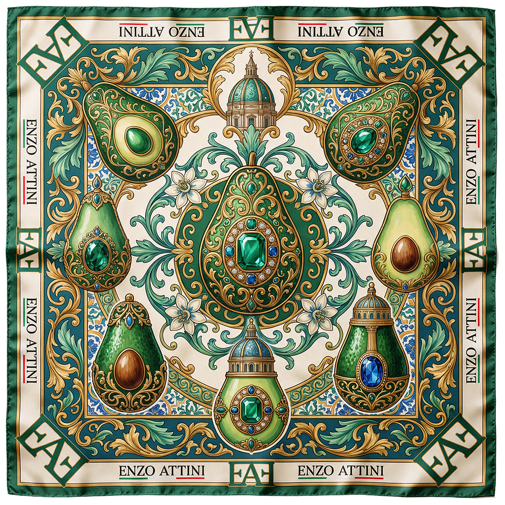 Tesoro Verde - Silk Scarf