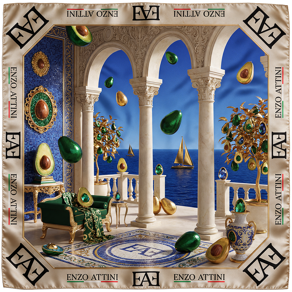 Villa Surreale - Silk Scraf