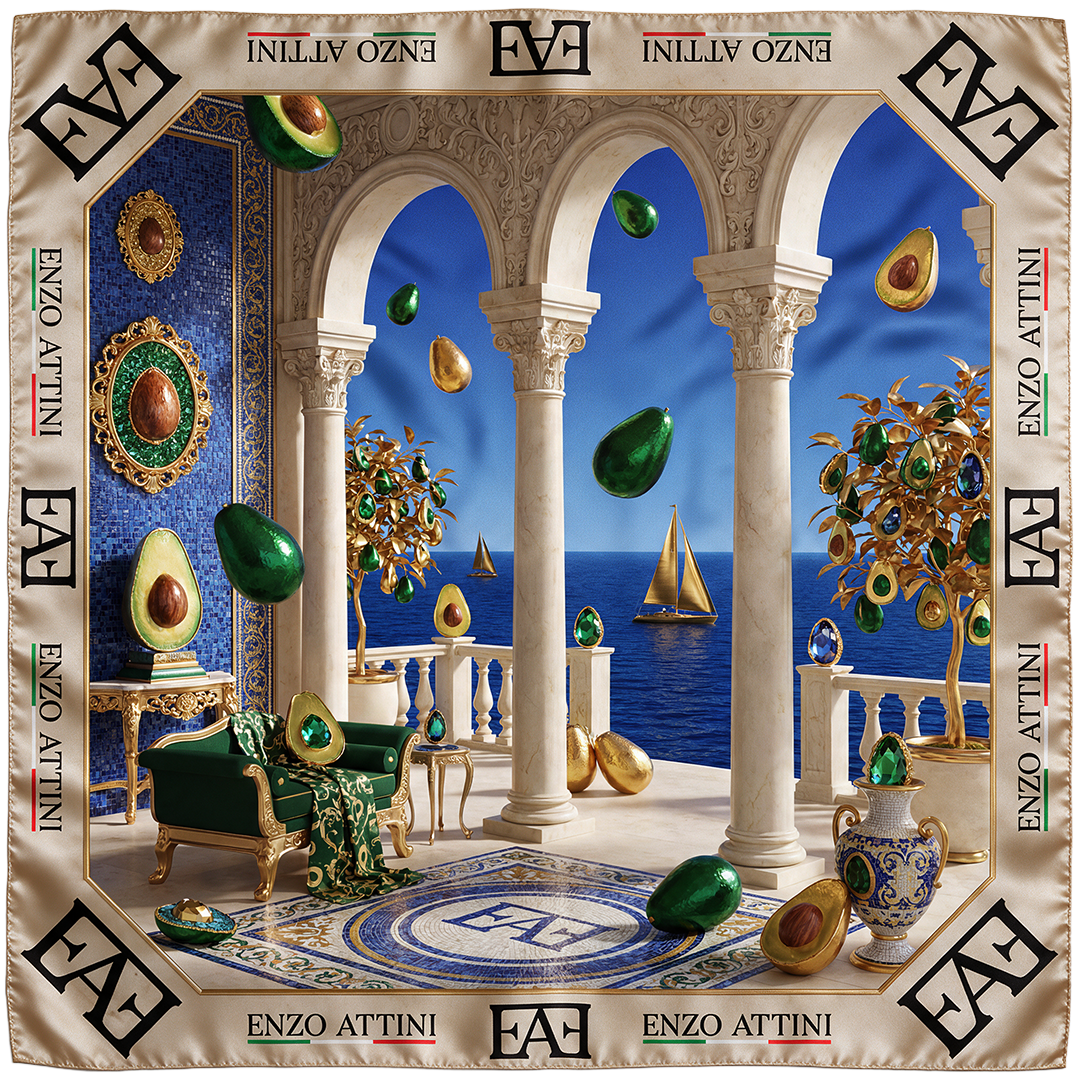 Villa Surreale - Silk Scraf