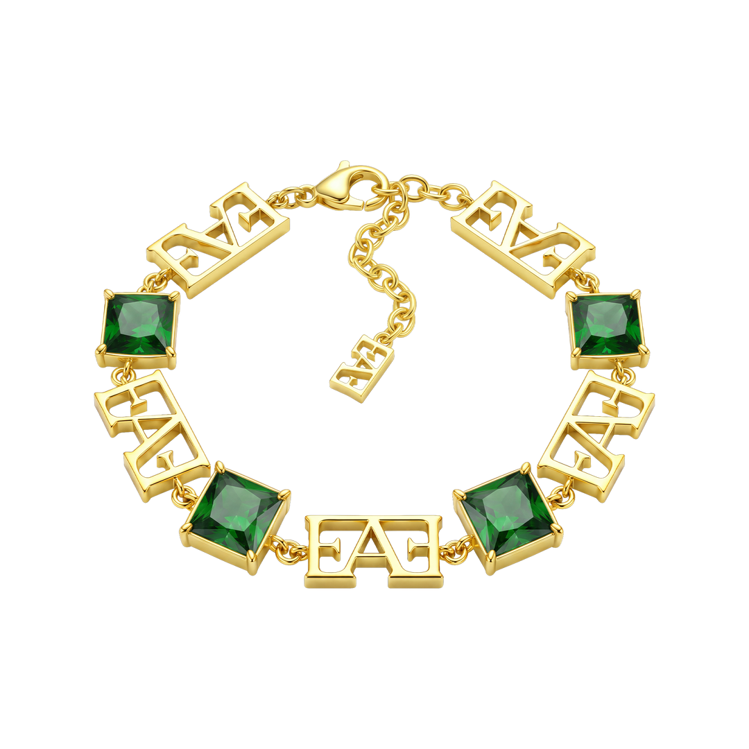 Byzylyk Enzo Attini - Luce Monogram / Green Color.