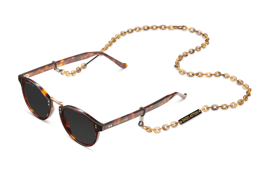 Syze Enzo Attini - Portofino / Tortoise Red + Black Lens. Për femra