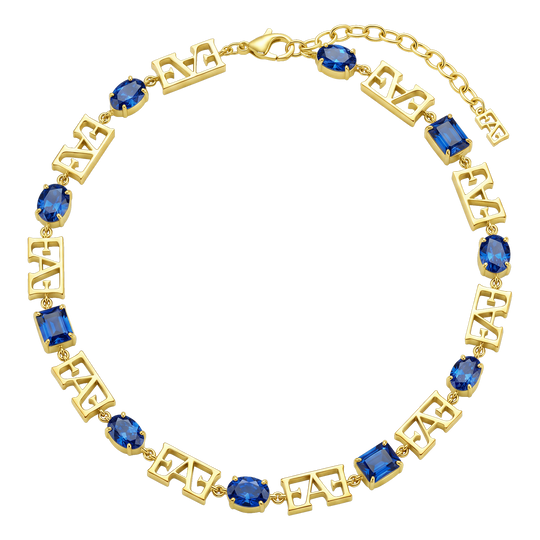 Trinity Necklace / Blue Color, Varëse.