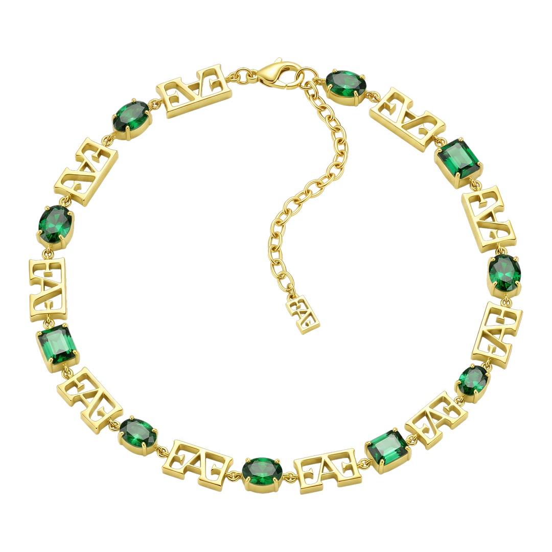 Trinity Necklace / Green Color, Varëse.