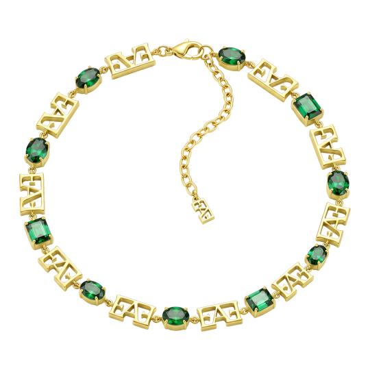 Trinity Necklace / Green Color, Varëse.